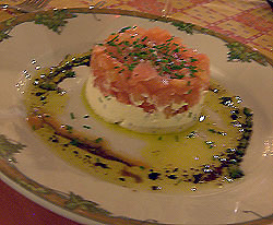 Tartare de saumon Tartare de saumon